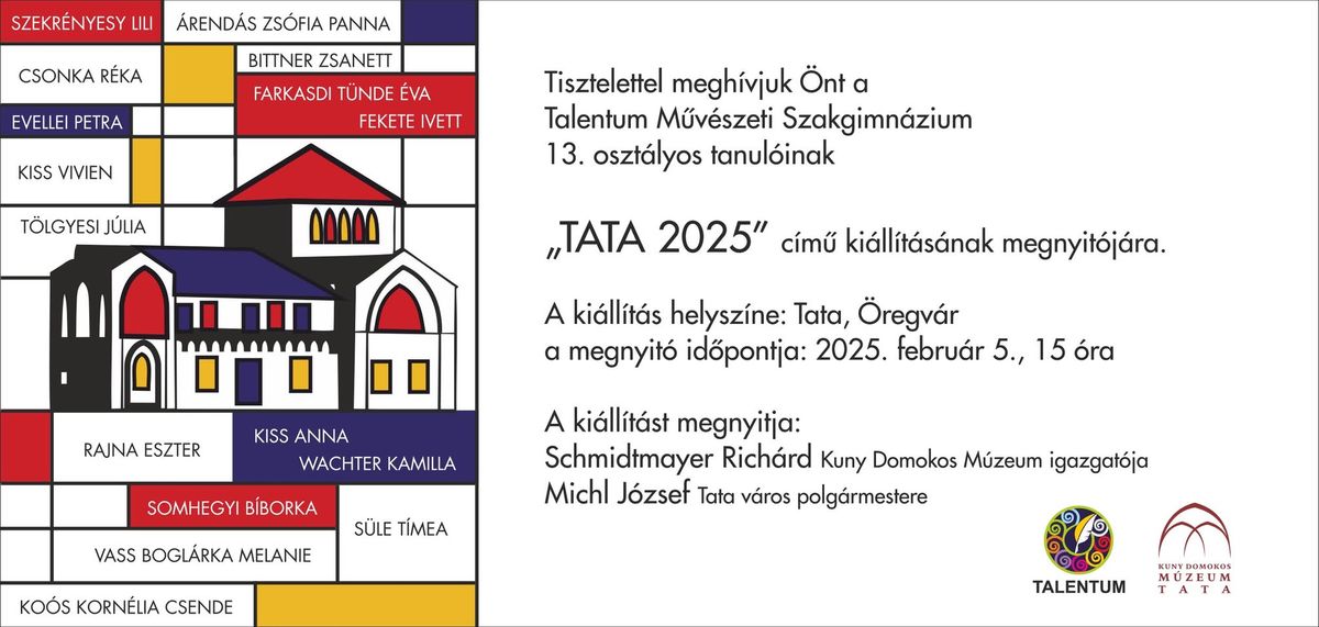 TATA 2025 - Talentum ki\u00e1ll\u00edt\u00e1s megnyit\u00f3