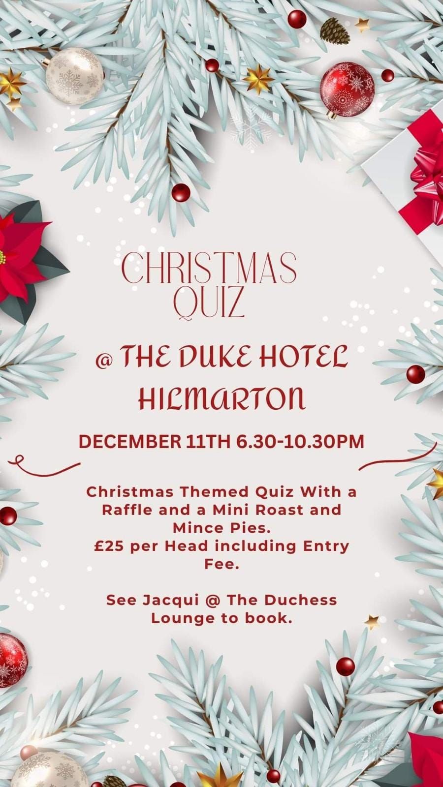 The Duke's Christmas Quiz!