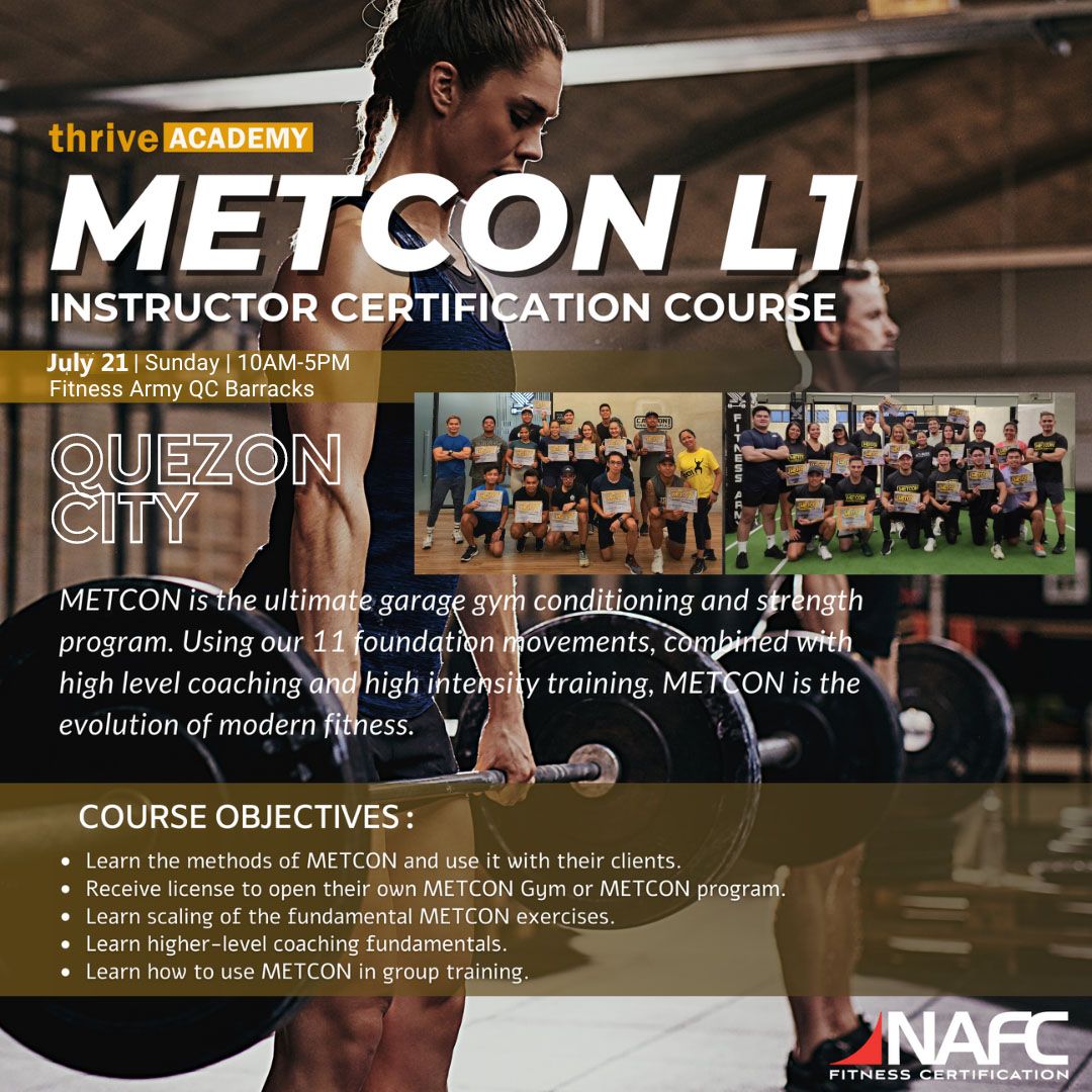METCON Instructor Certification Course