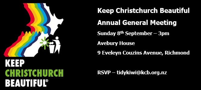 Keep Christchurch Beautiful Annual General Meeting (AGM)