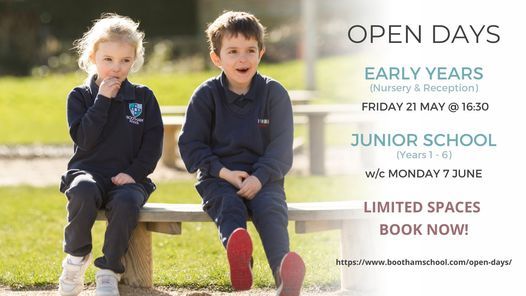 Junior School Open Week, Bootham Junior School, Tadcaster, 7 June to 11 ...