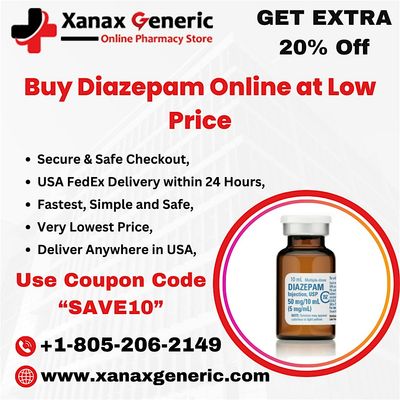 Buy Diazepam Online Overnight at @xanaxgeneric.com