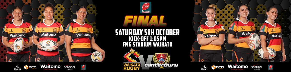 Waitomo Group: Waikato Women v Canterbury Farah Palmer Cup Final