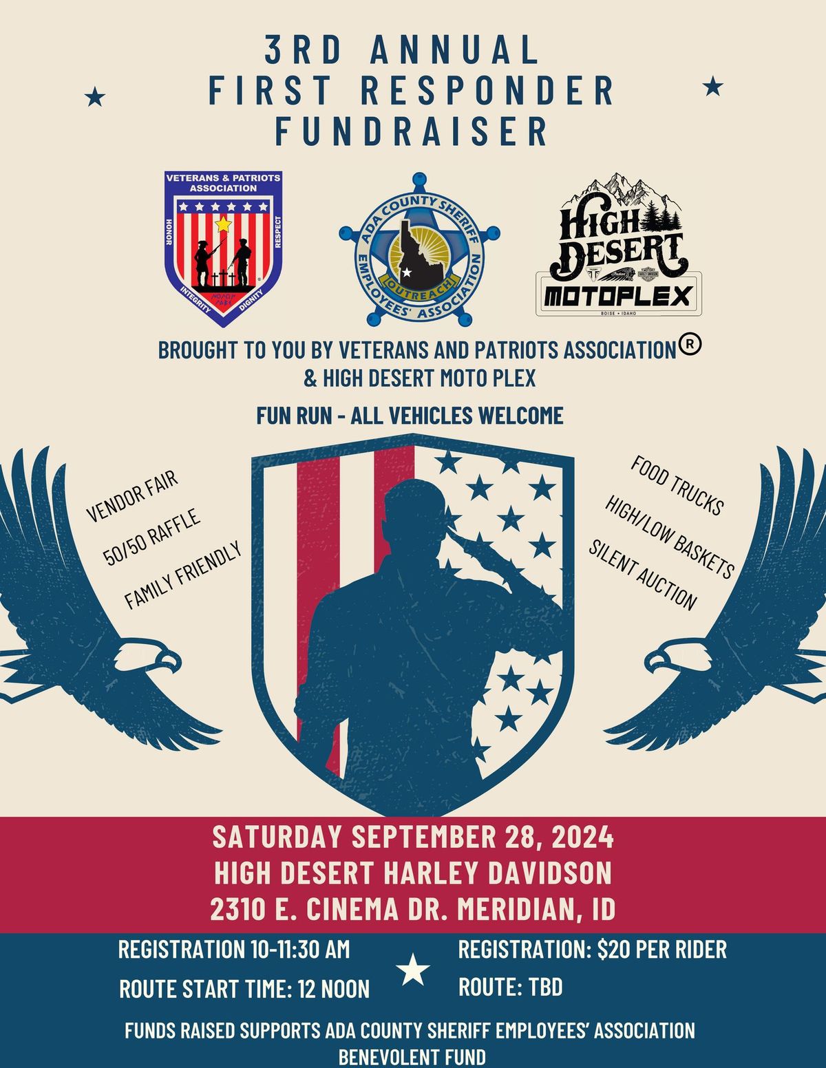 3rd Annual First Responder Fundraiser