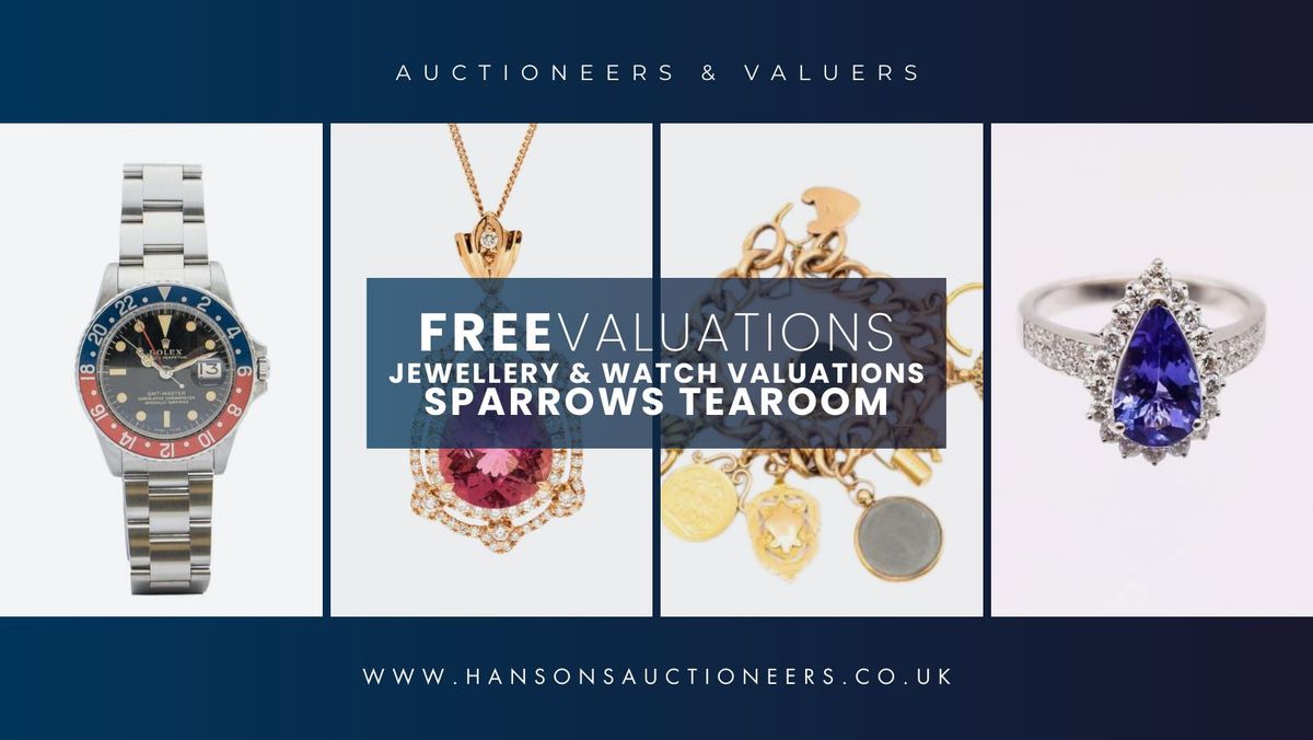 JEWELLERY & WATCH VALUATION DAY: FREE Jewellery and Watch Valuations