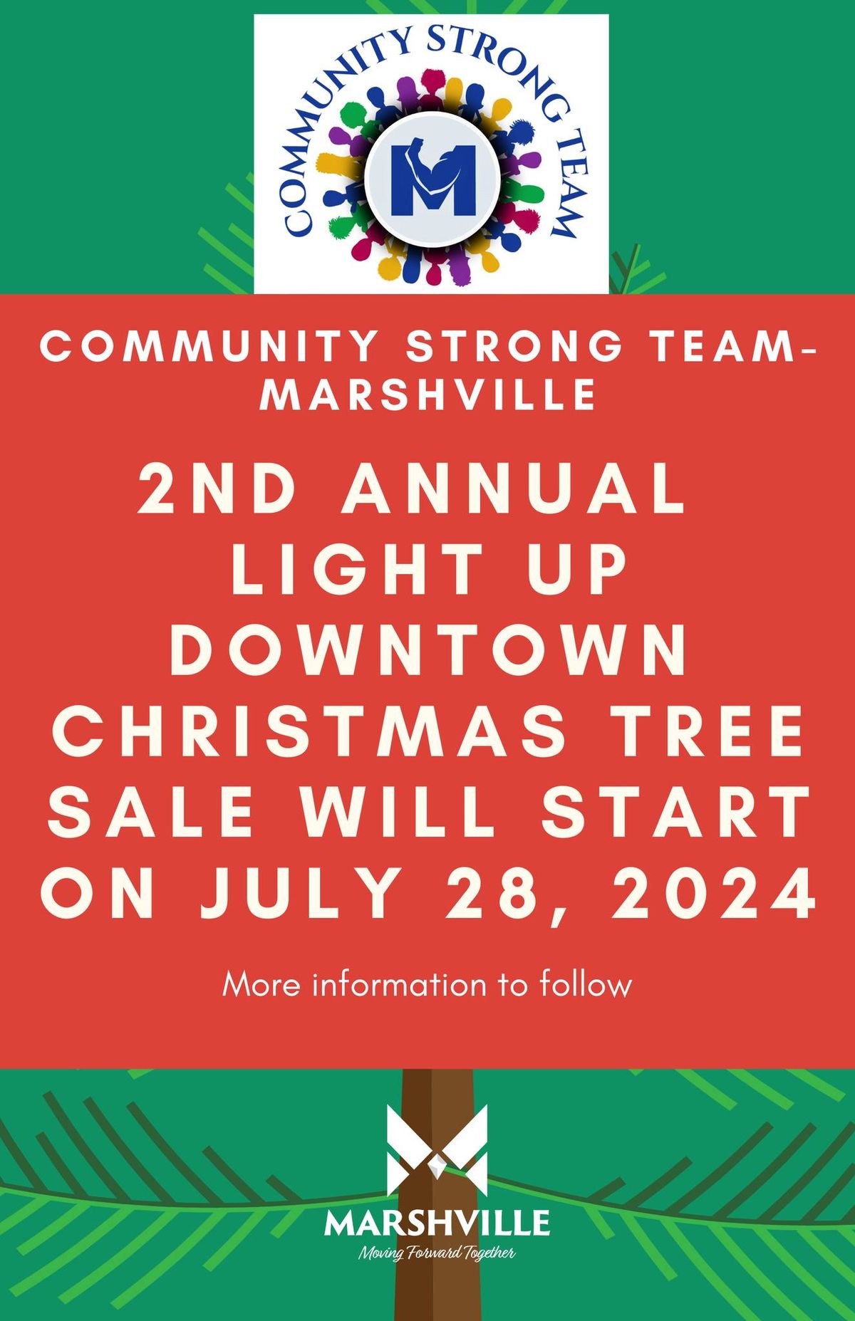 2nd Annual Light Up Downtown Christmas Tree Sale