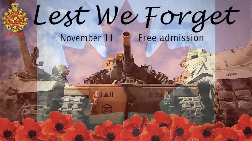 Remembrance Day - FREE ADMISSION