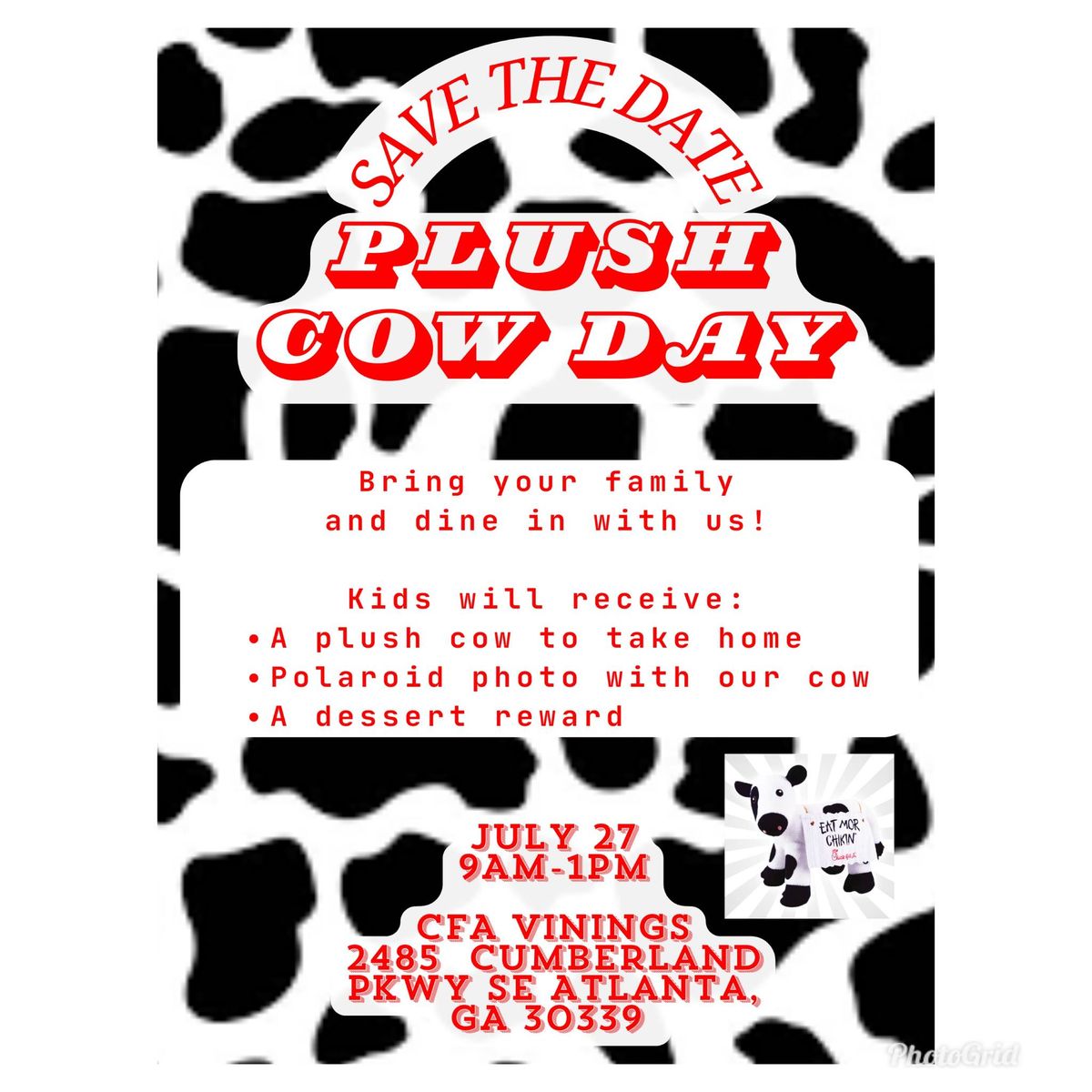 Plush Cow Day