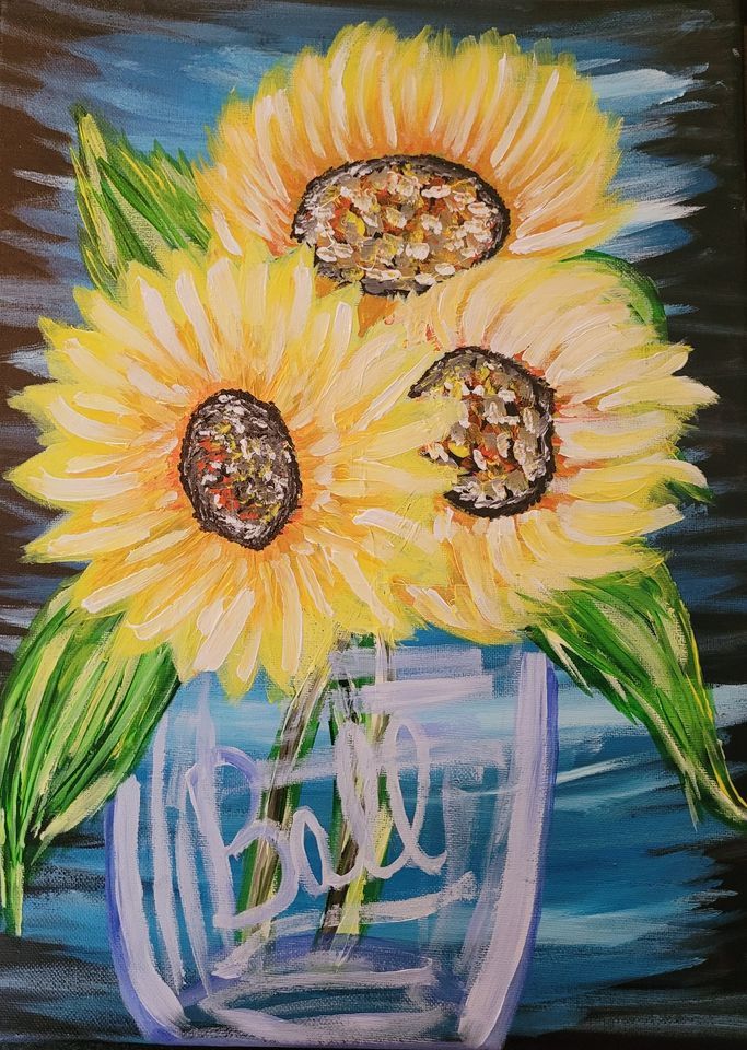 Sunflower Paint Class