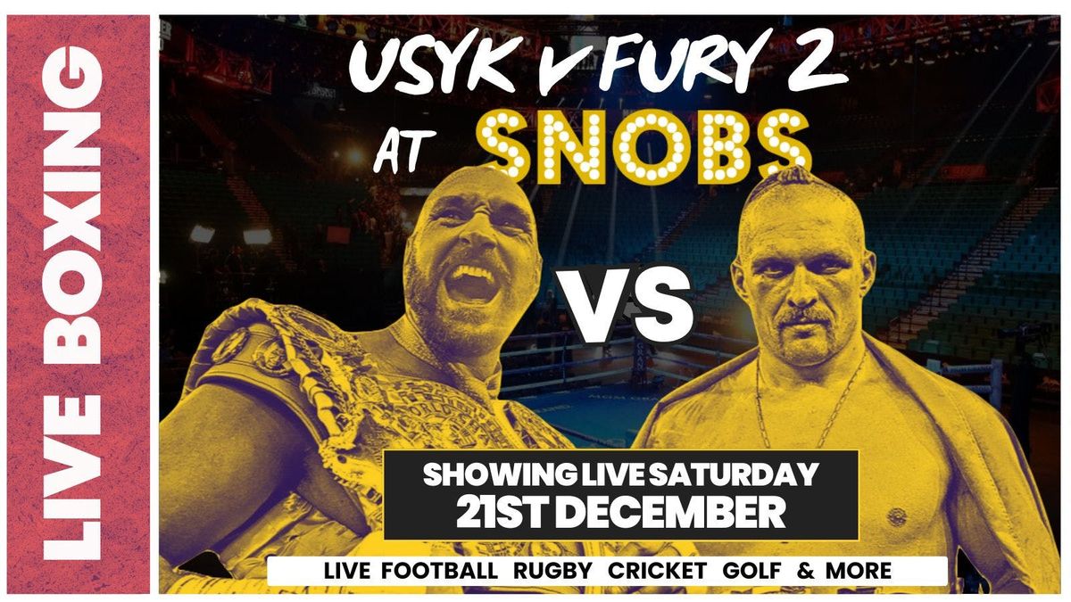 FURY V USYK SHOWING LIVE! \ud83e\udd4a\ud83c\udfc6[21\/12]