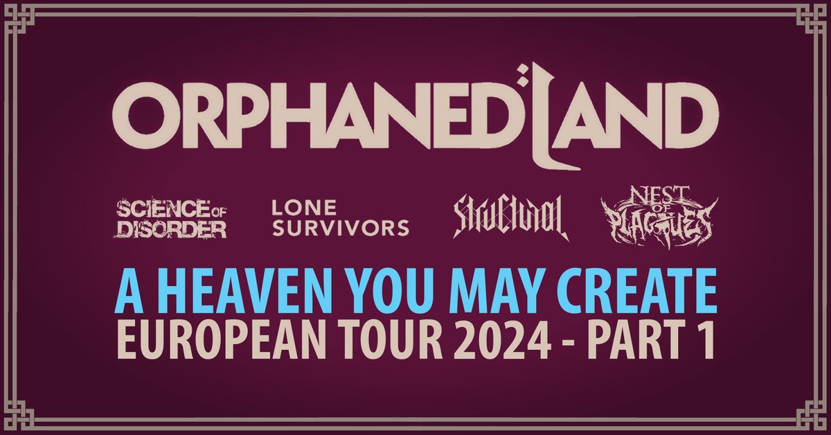 ORPHANED LAND \u2022 A Heaven Your May Create Tour 2024 \u2022 Hannover