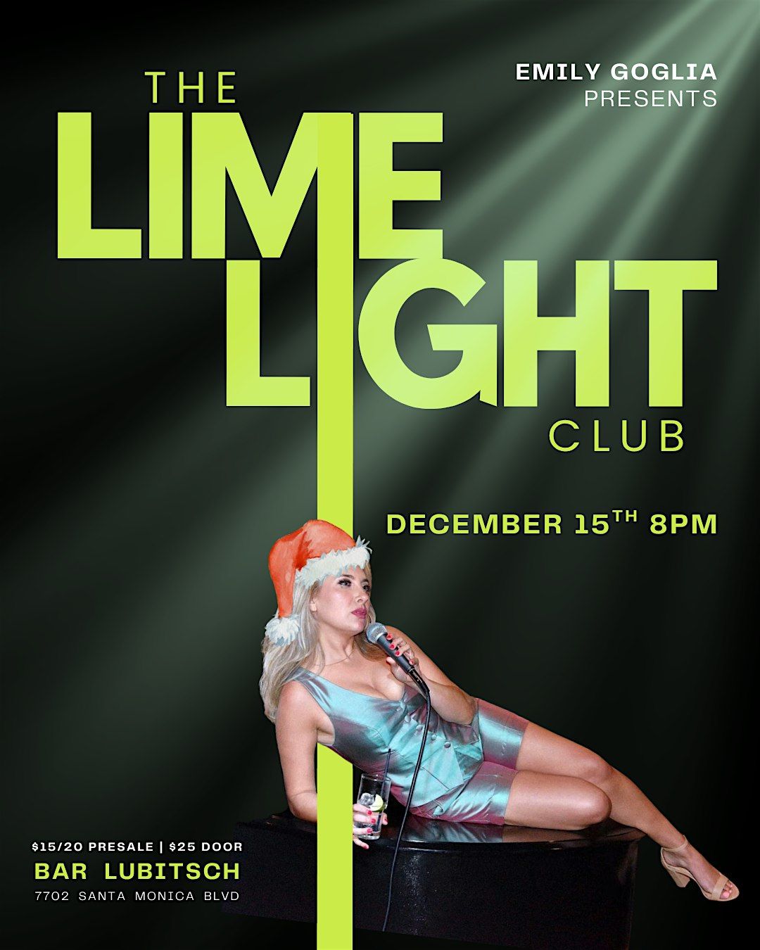 Emily Goglia Presents: THE LIMELIGHT CLUB CHRISTMAS