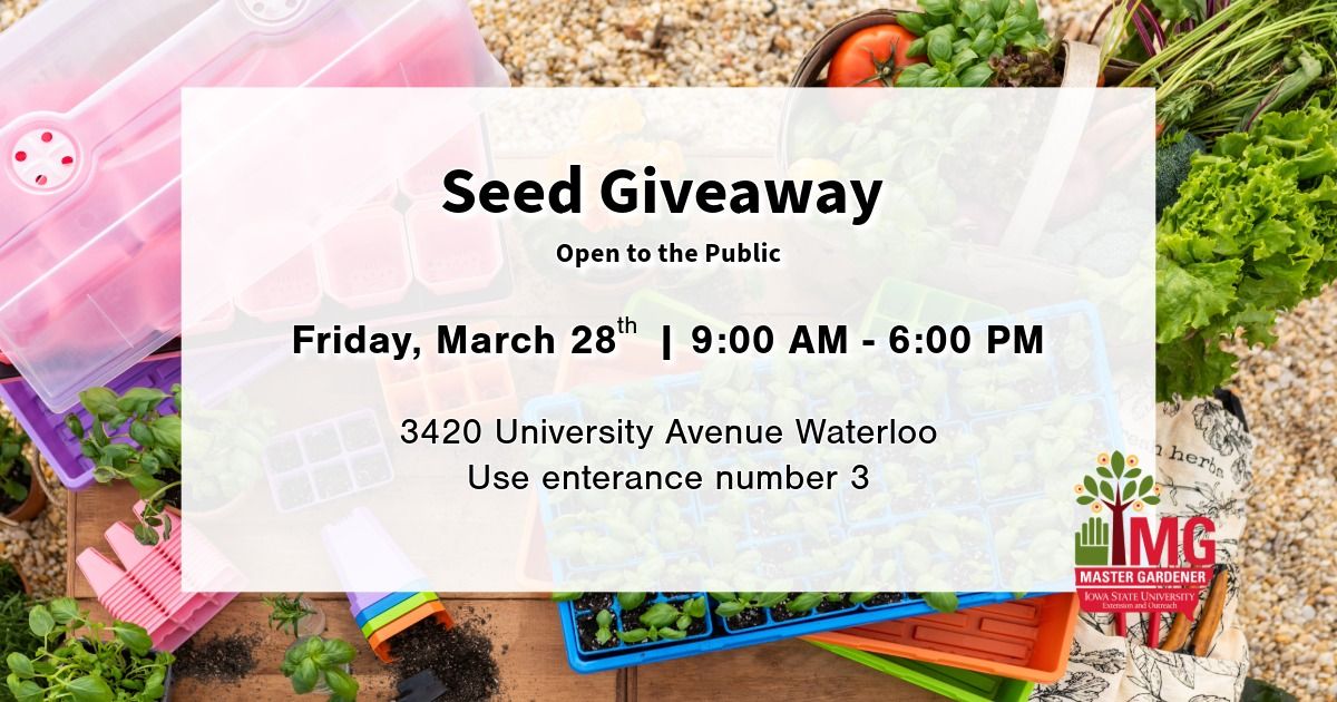 Annual Seed Giveaway