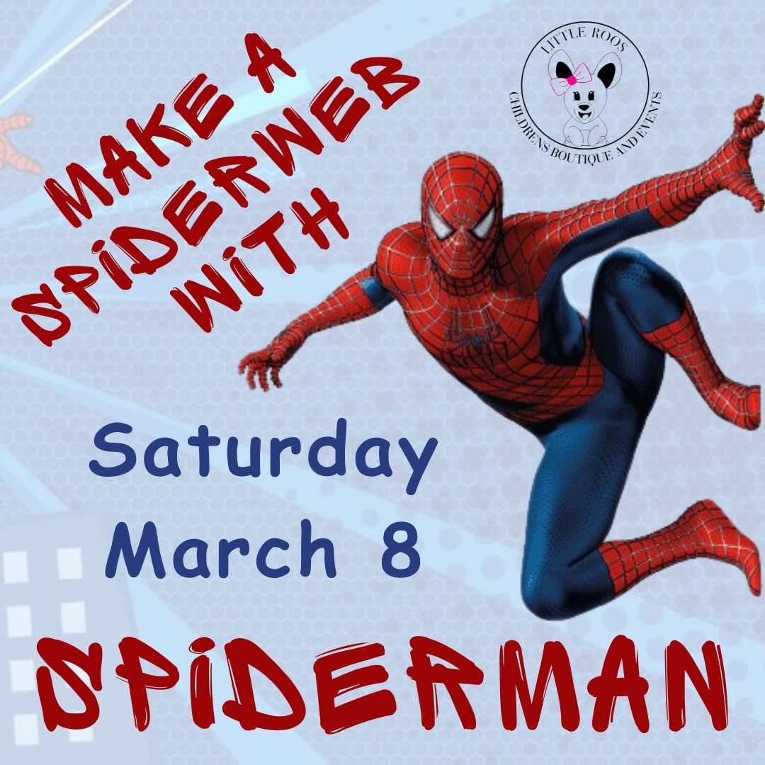 Make a Spider Web with Spider-Man - March 8th