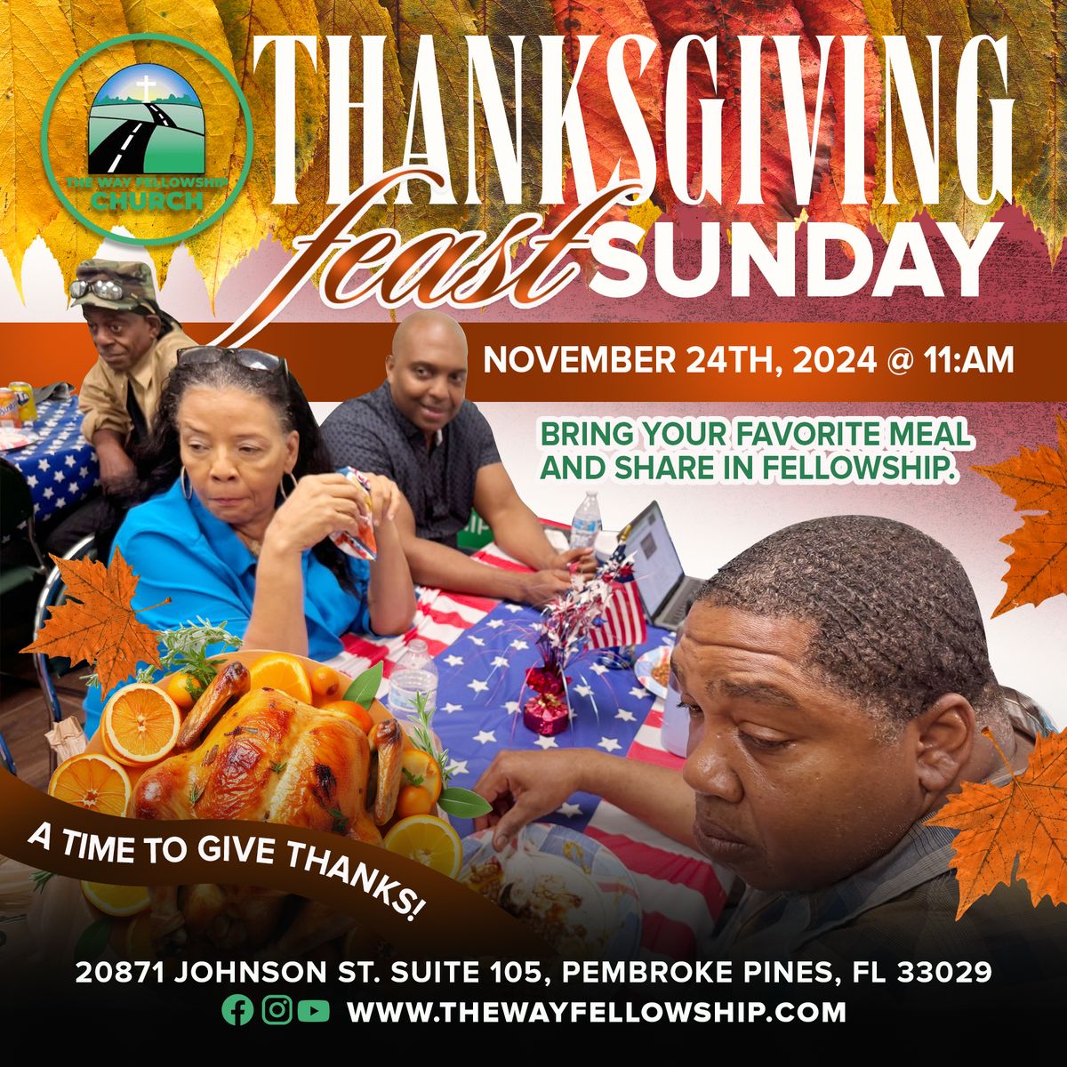 Thanksgiving Feast Sunday!