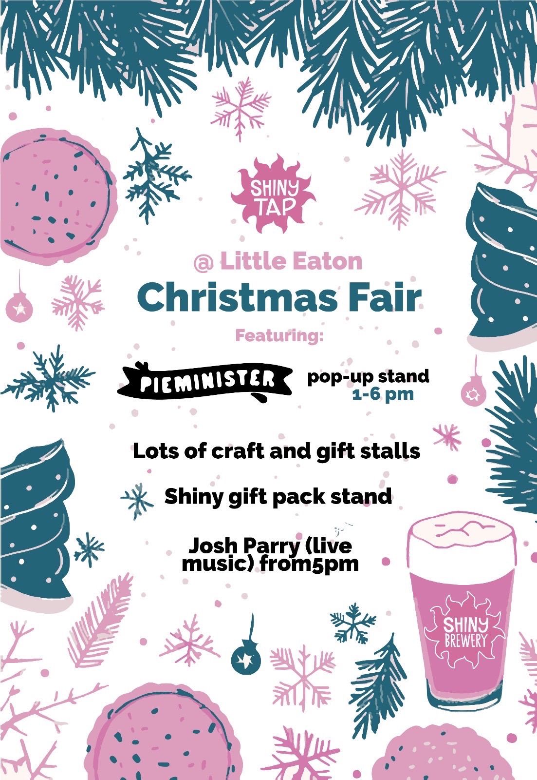 Little Eaton Christmas Fair at The Shiny Tap 