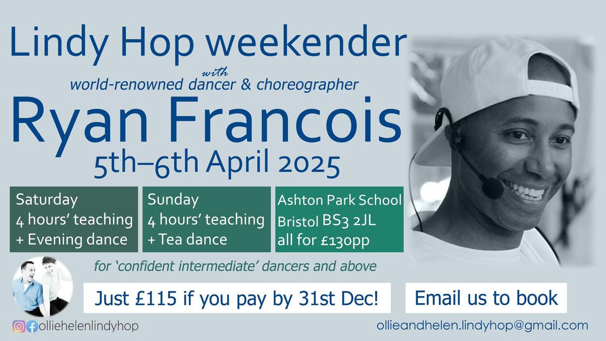 RYAN FRANCOIS Lindy Hop weekender 2025