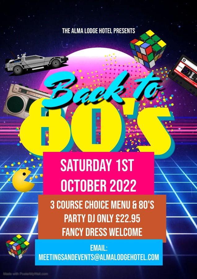 Back to the 80's Party Night