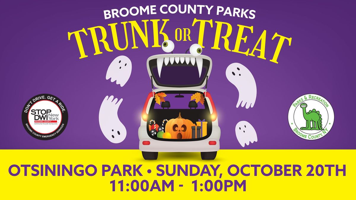 Broome County Parks 6th Annual Trunk or Treat