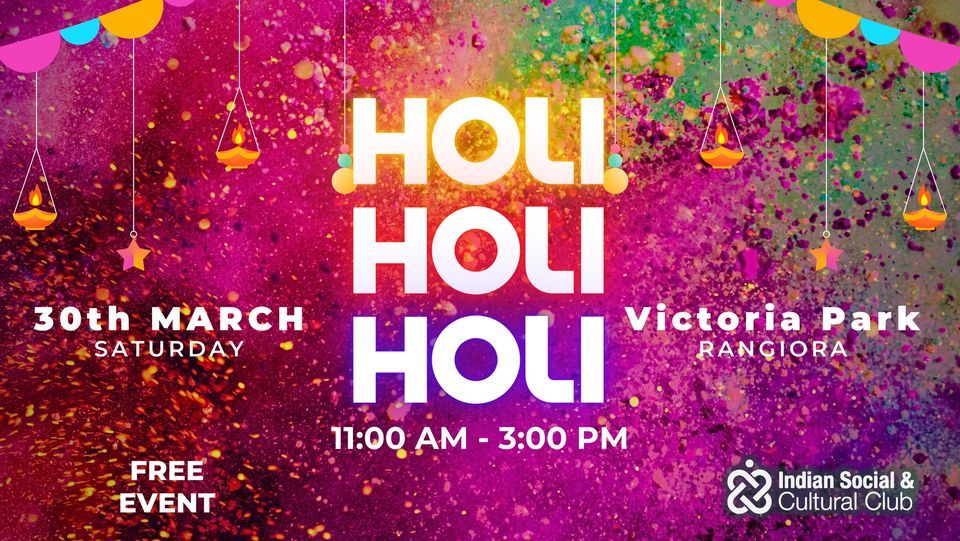 ISCC Holi 2024, Victoria Park Rangiora, 30 March 2024