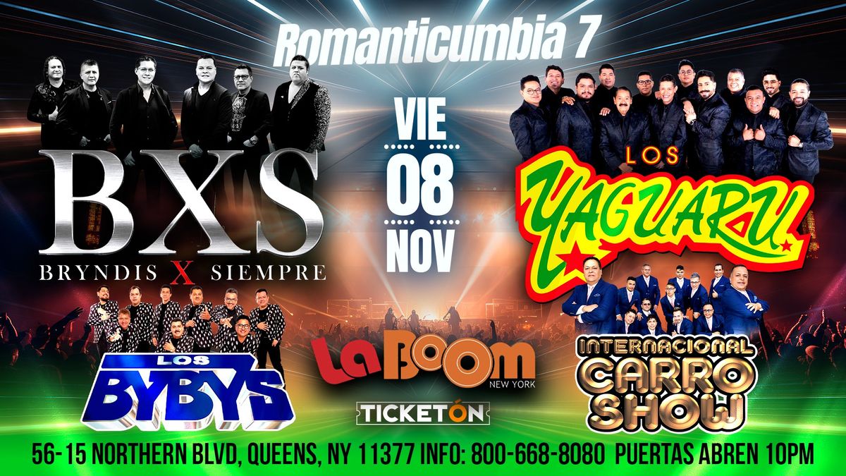 BXS Bryndis, Los Yaguaru, Los Bybys y Carro Show en New York