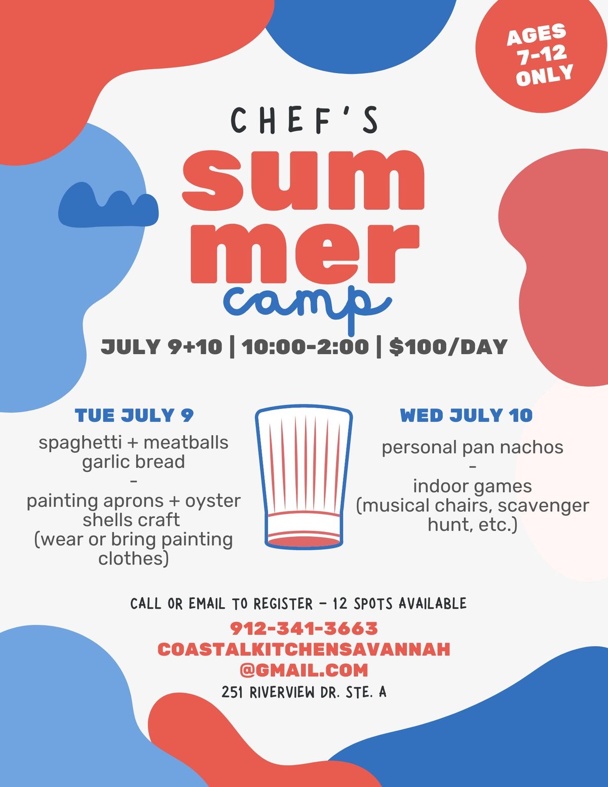 Kids Chef Summer Camp 