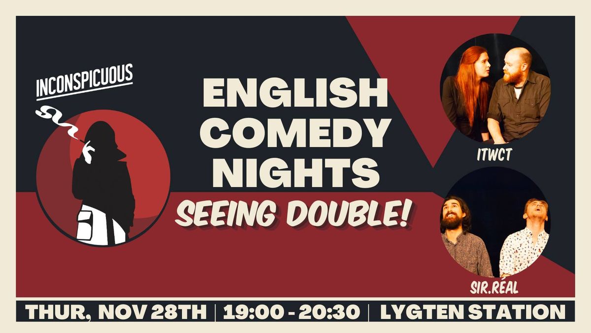 English Comedy Night \/\/ Seeing Double!