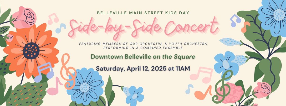 Belleville Main Street - Orchestra & Youth Orchestra side-by-side performance 