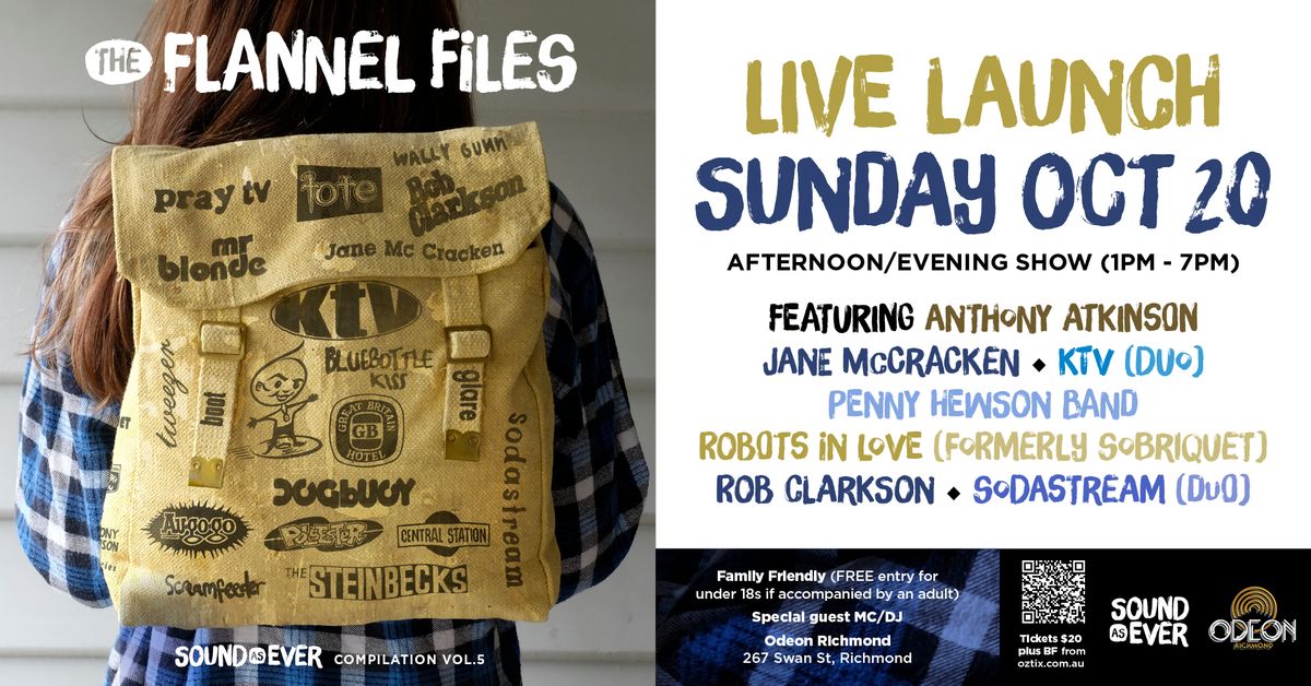 The Flannel Files: Sound As Ever compilation CD launch