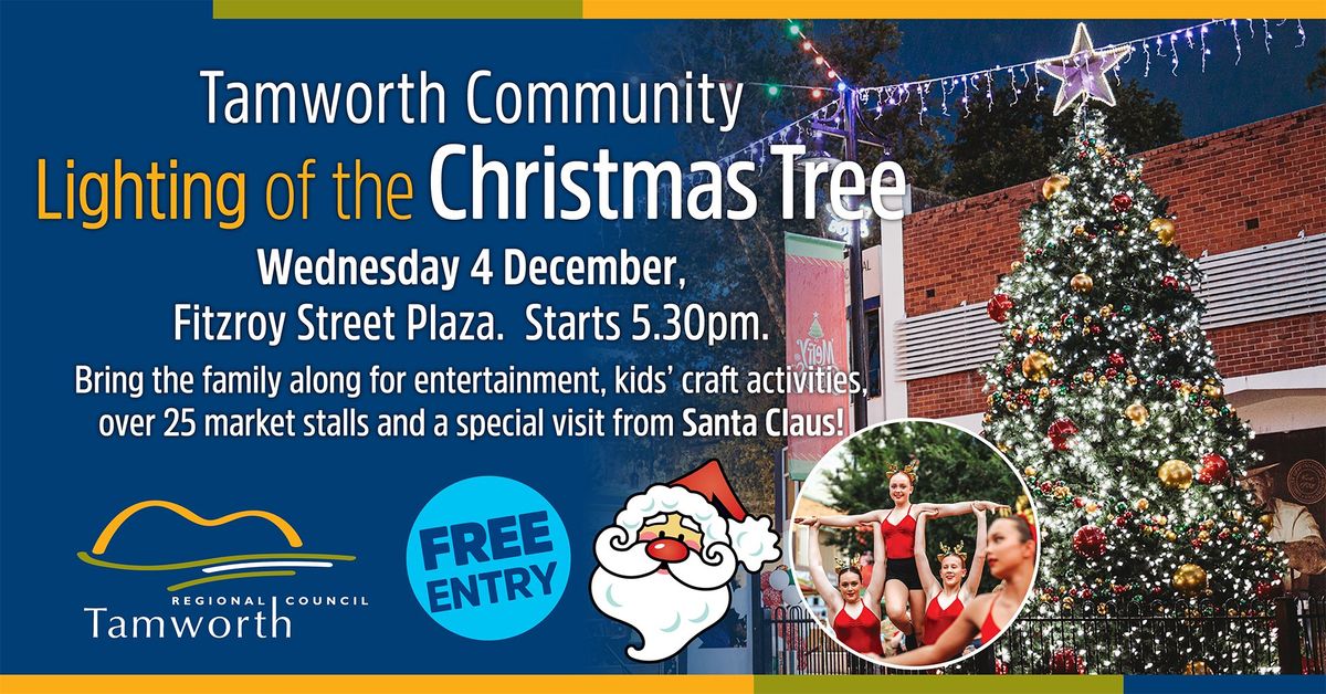 Tamworth Community Lighting of the Christmas Tree