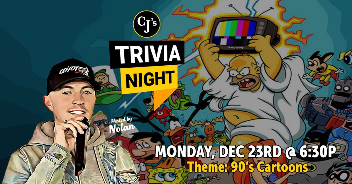 Trivia Night - 90's Cartoons