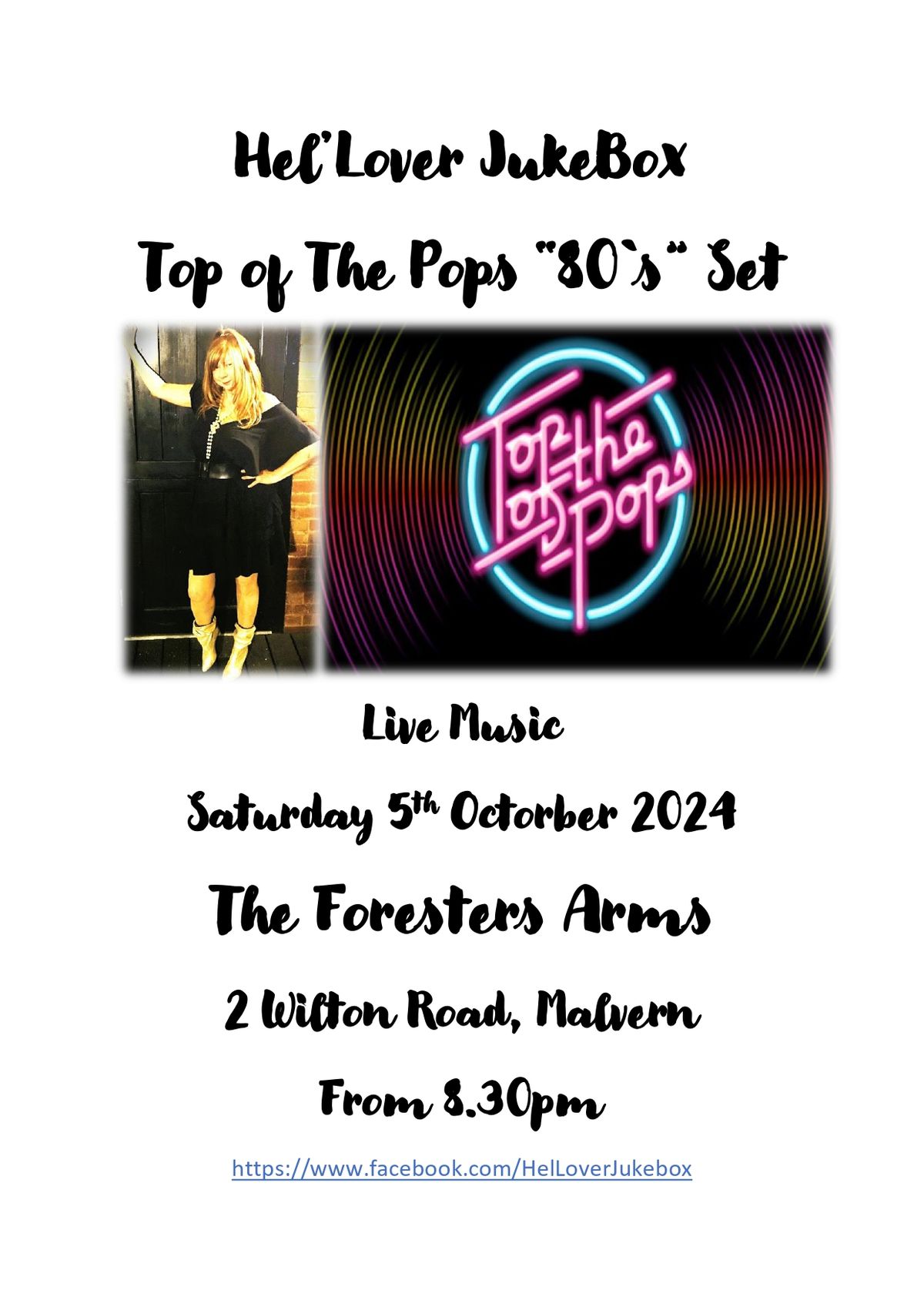 HelLover "80`s" Set at The Foresters Arms, Malvern