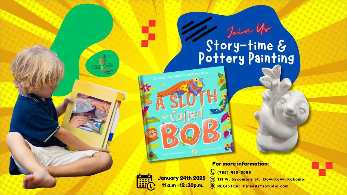 Story-Time & Pottery Painting