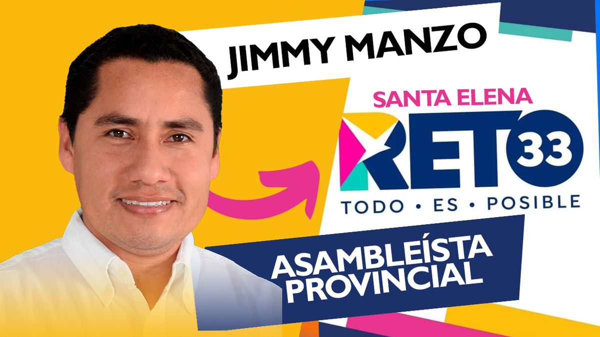 Jimmy Manzo ASAMBLE\u00cdSTA RETO LISTA 33 Santa Elena