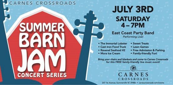 Carnes Crossroads Summer Barn Jam Concert Series
