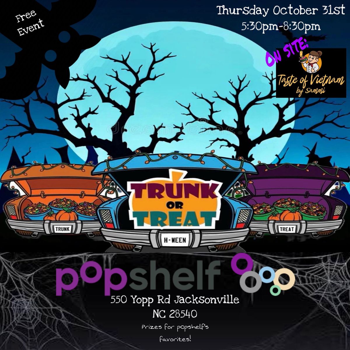 pOpshelf Jacksonville NCs Trunk or Treat 