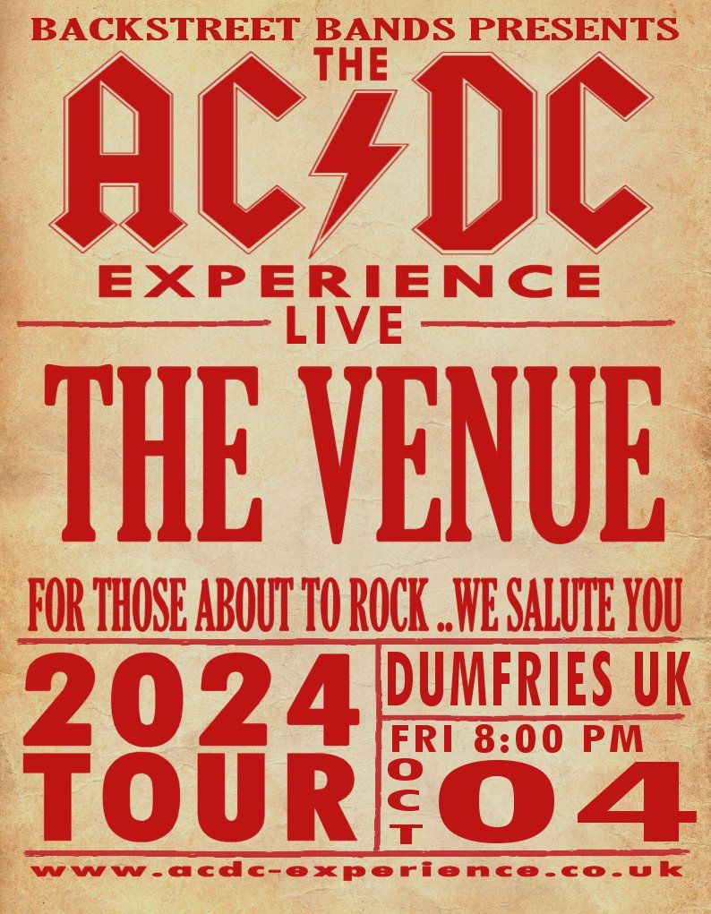 The AC\/DC Experience - The Venue - Dumfries