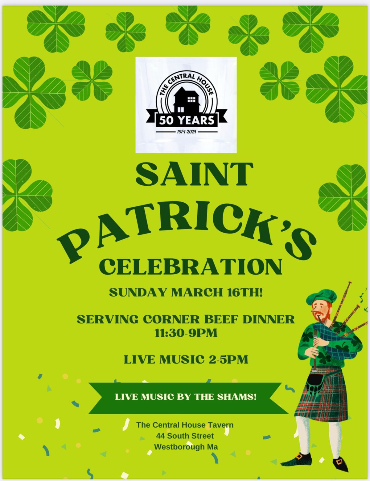 St Patrick\u2019s Celebration!