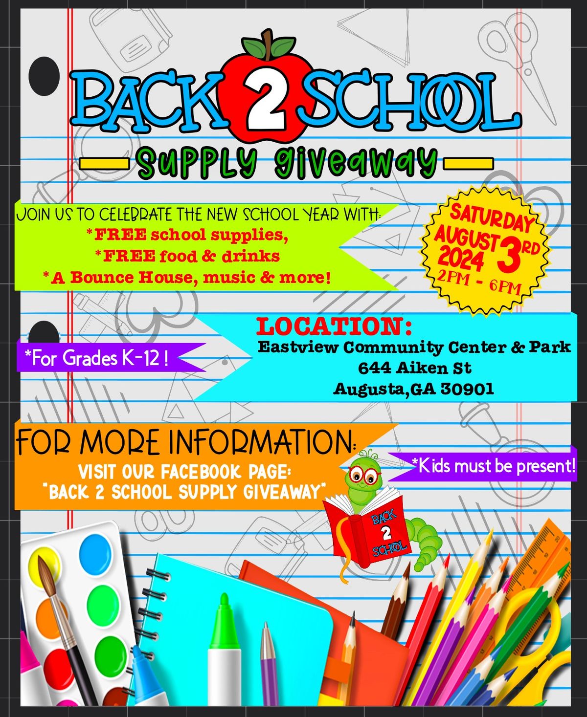 Back 2 School Supply Giveaway