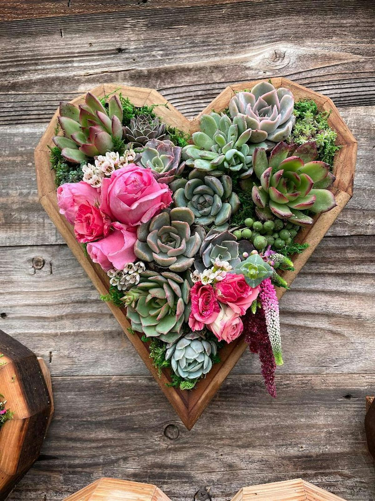 Galentines Succulent & Floral Heart Workshop