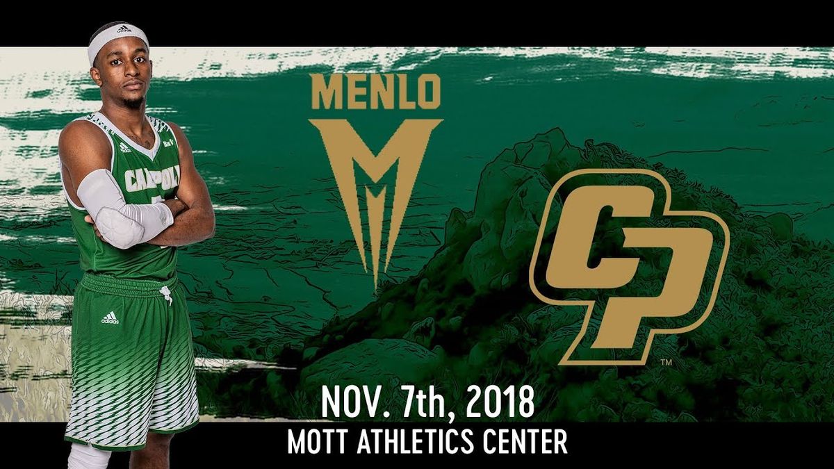 Menlo College Oaks at Cal Poly Mustangs Mens Basketball