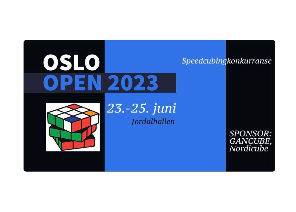 Oslo Open 2023 - Speedcubing