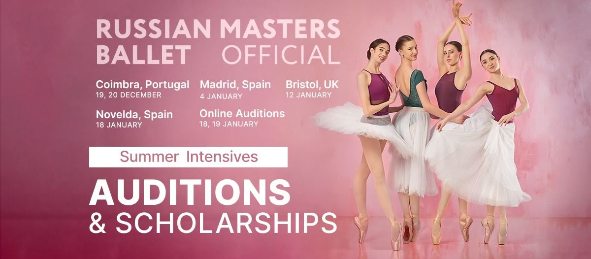 Madrid - AUDITION & SCHOLARSHIPS for the RMB summer ballet courses 2025