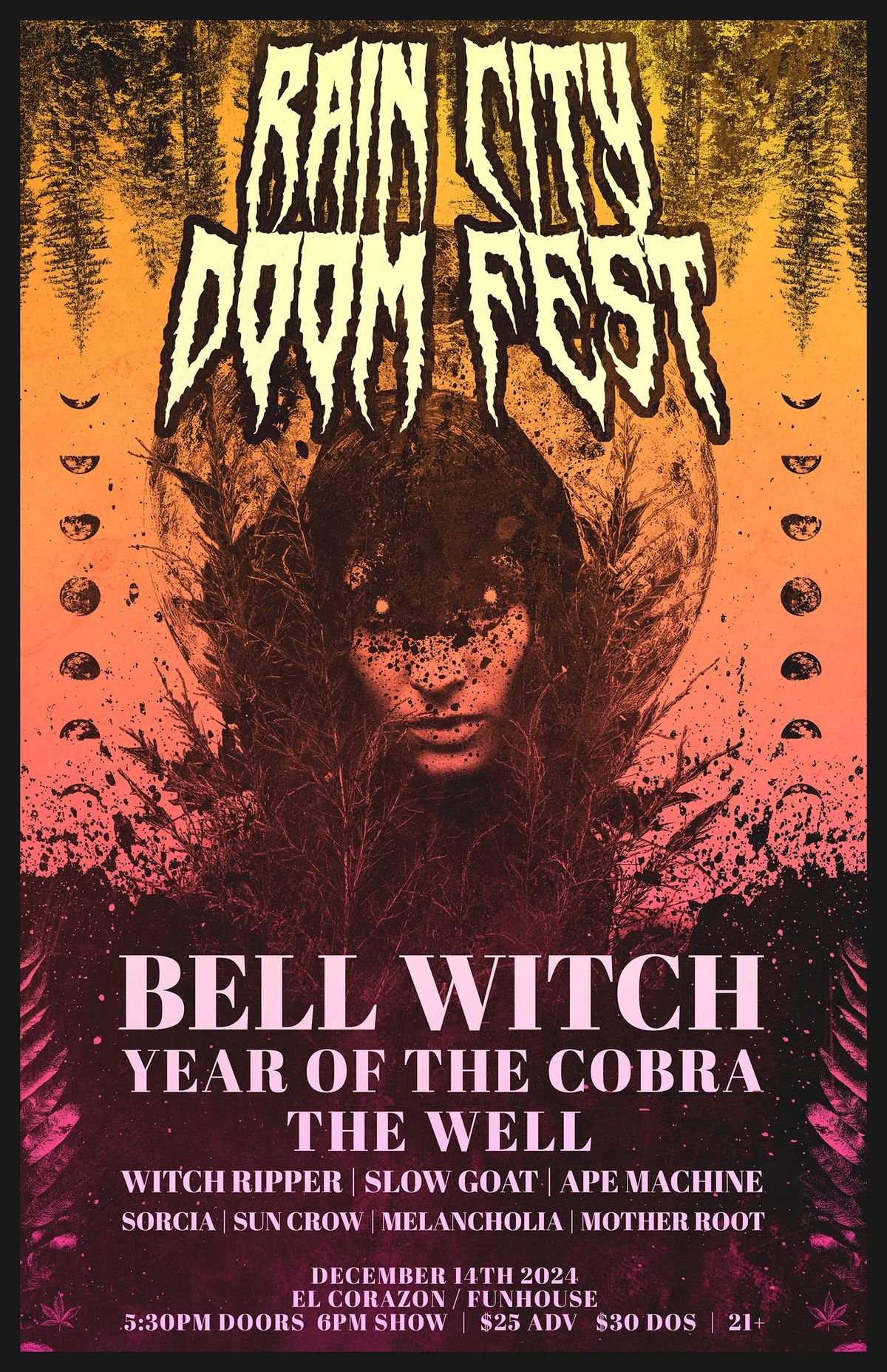 Rain City Doom Fest w\/ Bell Witch, Year of the Cobra + more