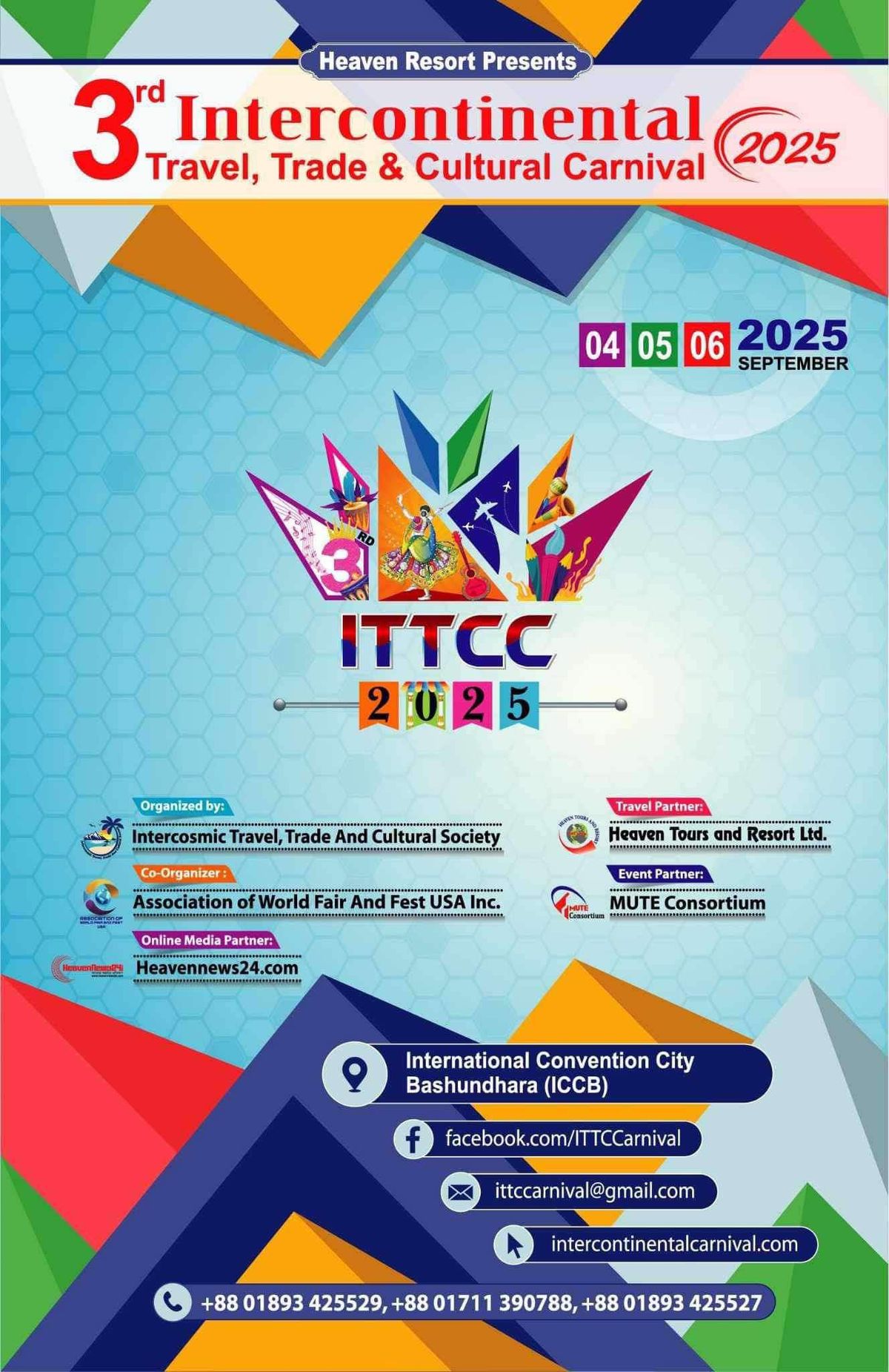 3rd Intercontinental Travel Trade and Cultural Carnival 2025