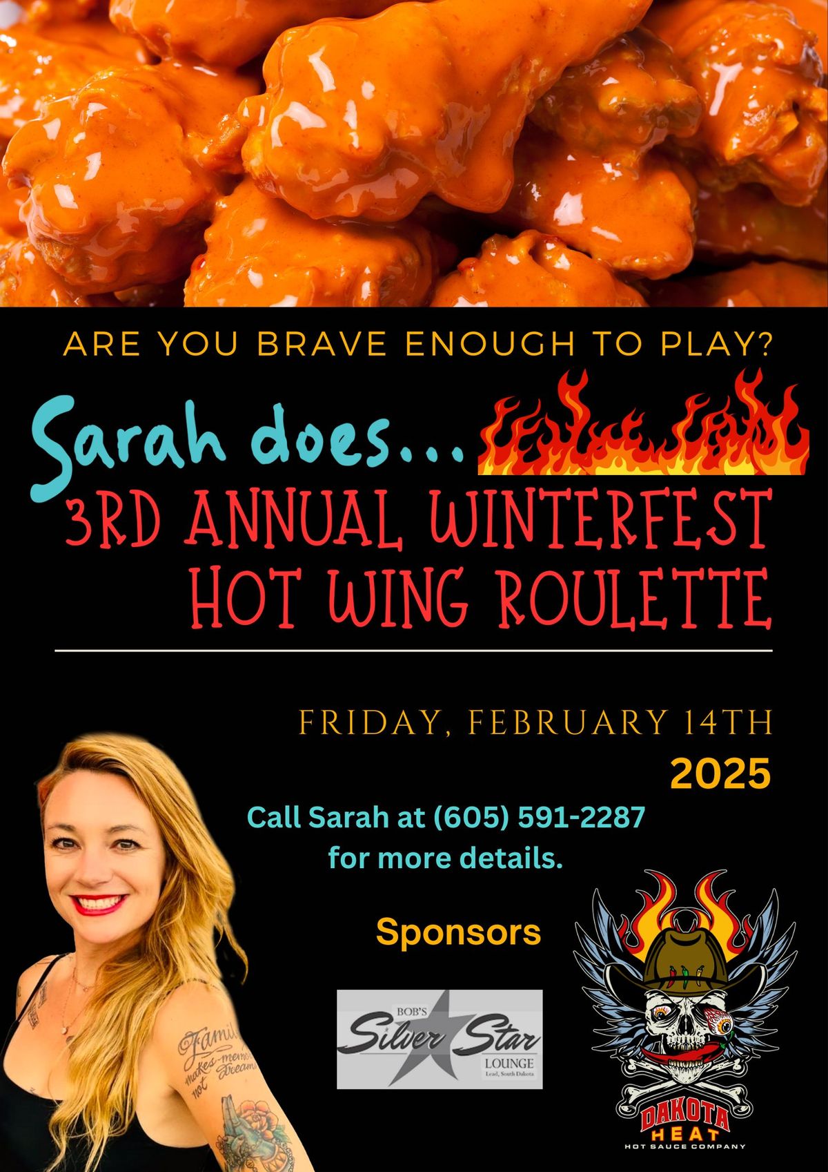 Sarah does...3rd Annual Winterfest Hot Wing Roulette