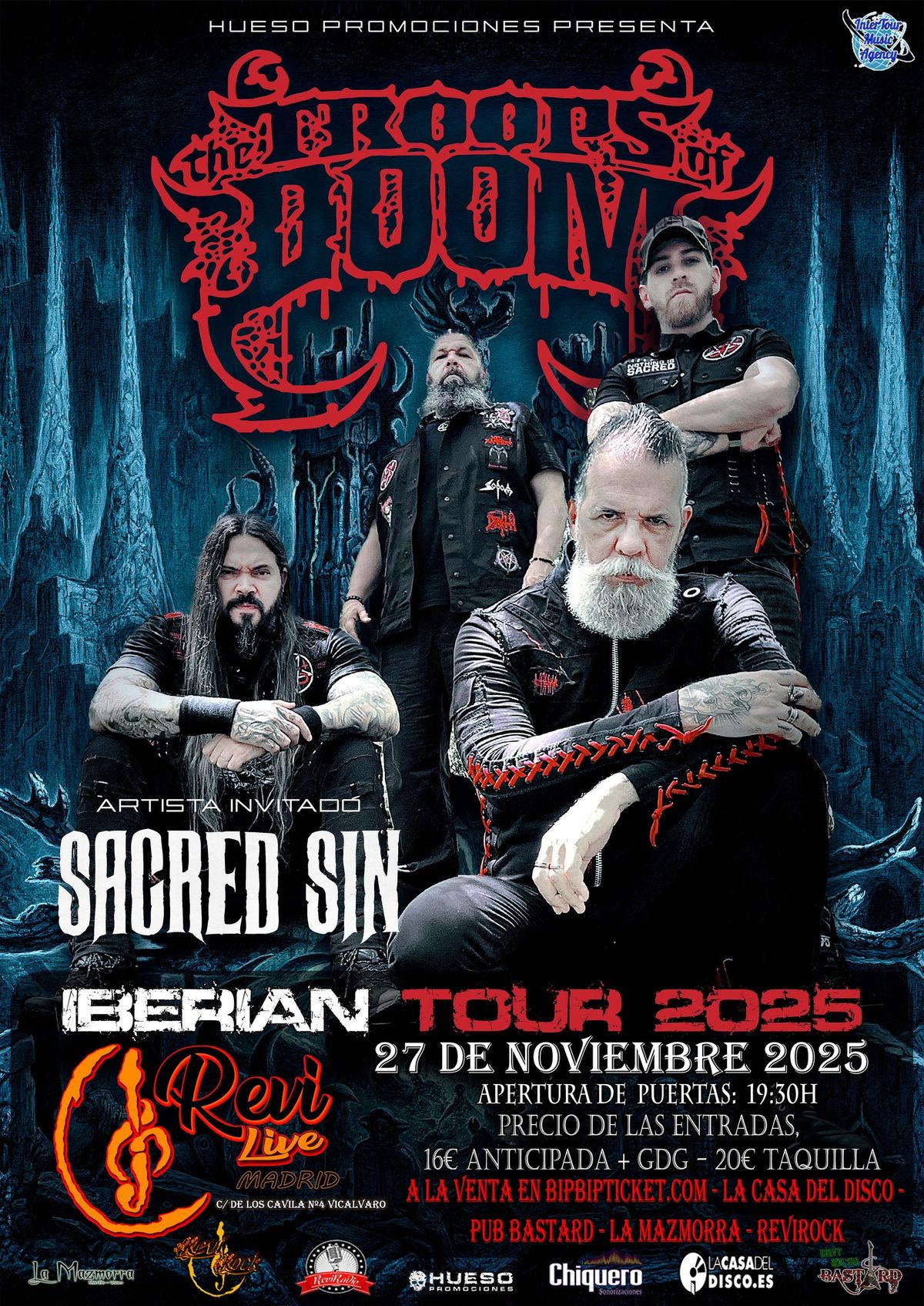 THE TROOPS OF DOOM + SACRED SIN en Madrid