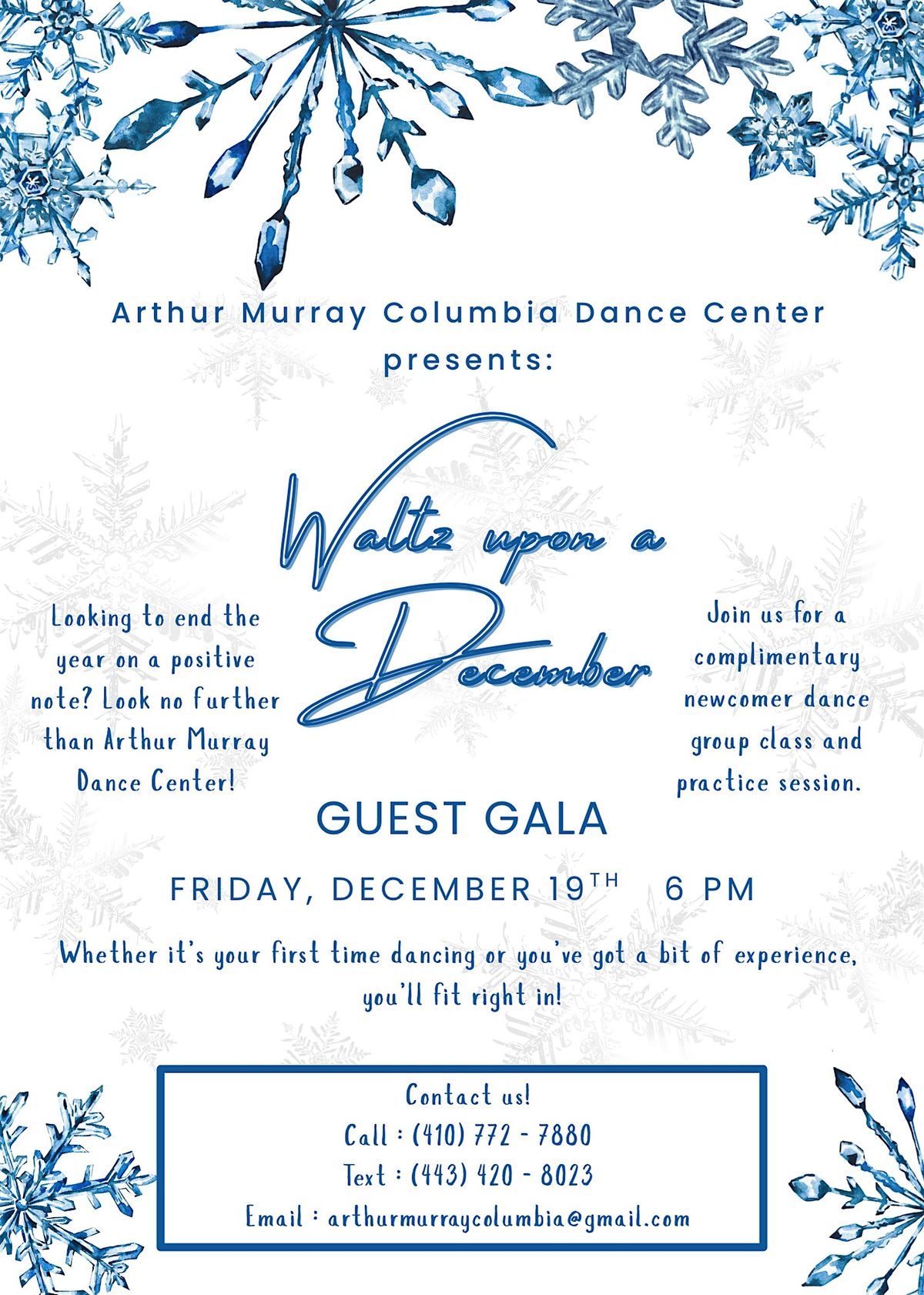 Waltz Upon a December - Guest Gala