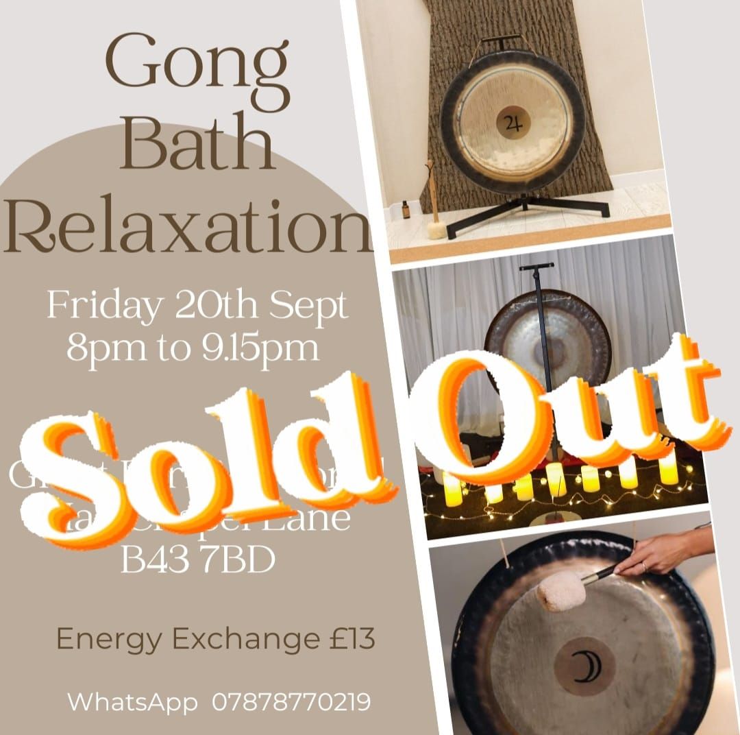 Gong Bath with Manjit \u00a313