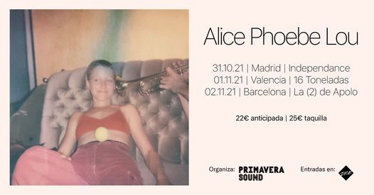 Alice Phoebe Lou en Barcelona